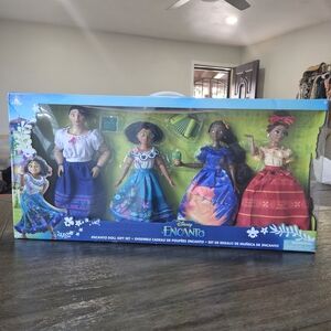 Encanto 4pc Deluxe Doll Gift Set. Large 11" Luisa, Mirabel,Isabela And Dolores.